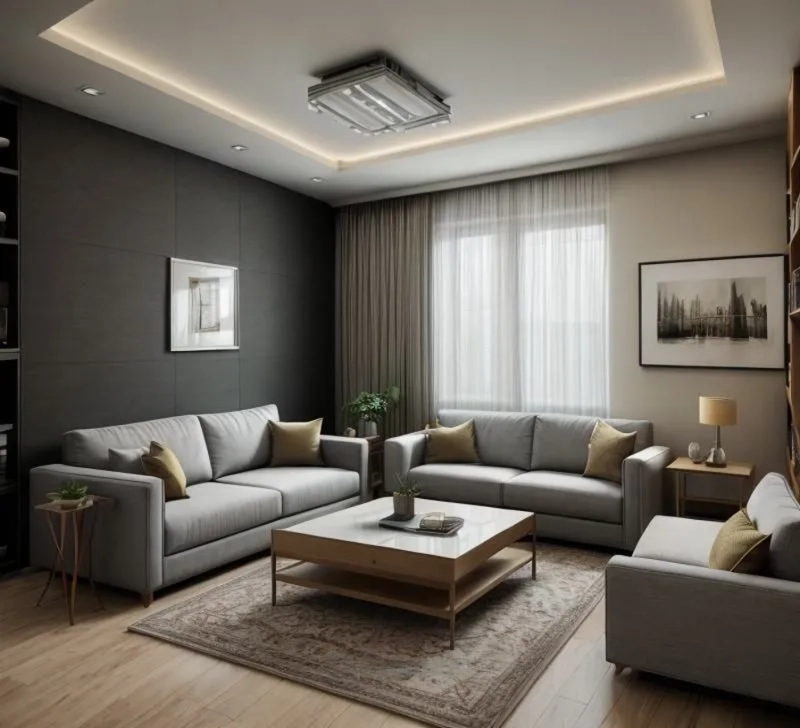 ceiling design before