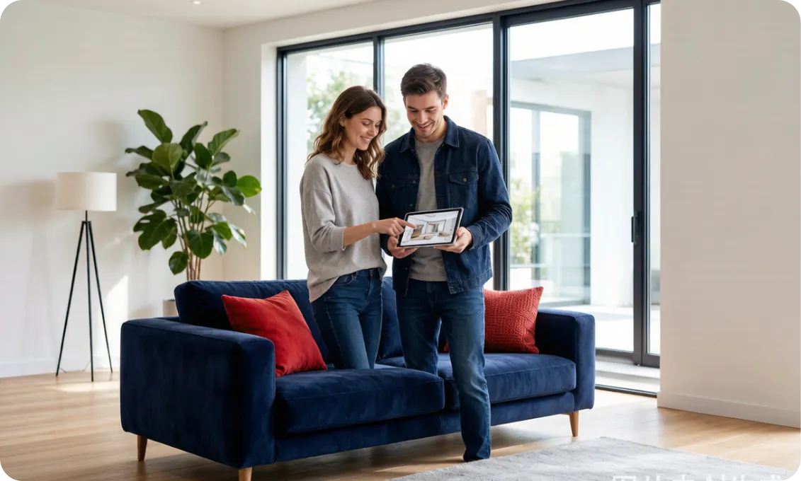 Visualizing renovations with AI home design